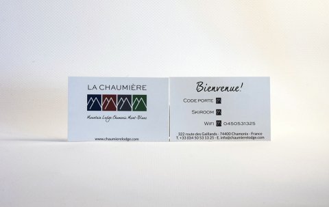 La Chaumière<br />Carte de visite